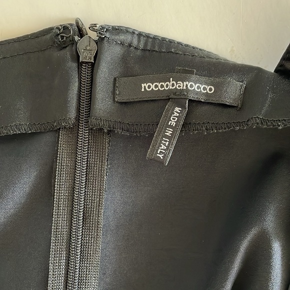 Roccobarocco Black Sheath Pencil Cocktail dress size 12 - Picture 6 of 13